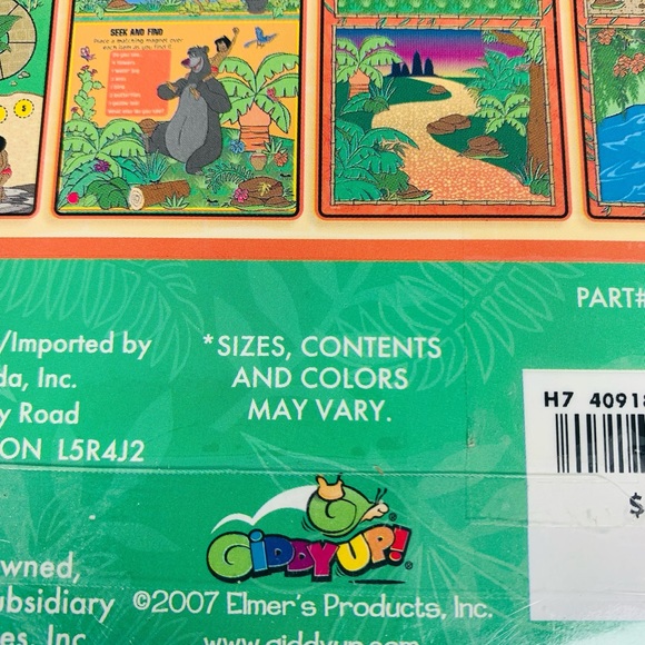 Disney The Jungle Book Magnetic Game Book Elmers Products 2007 - Picture 6 of 7